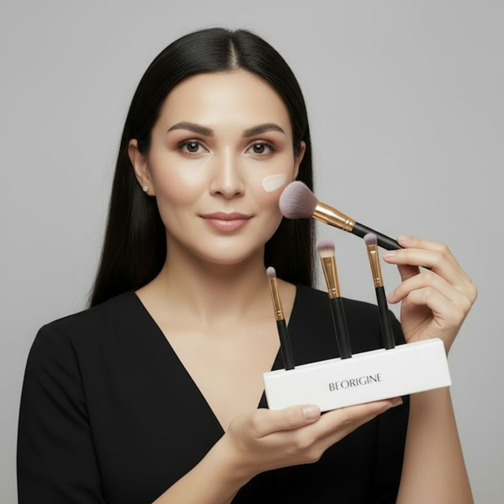 Ensemble de 3 pinceaux de maquillage