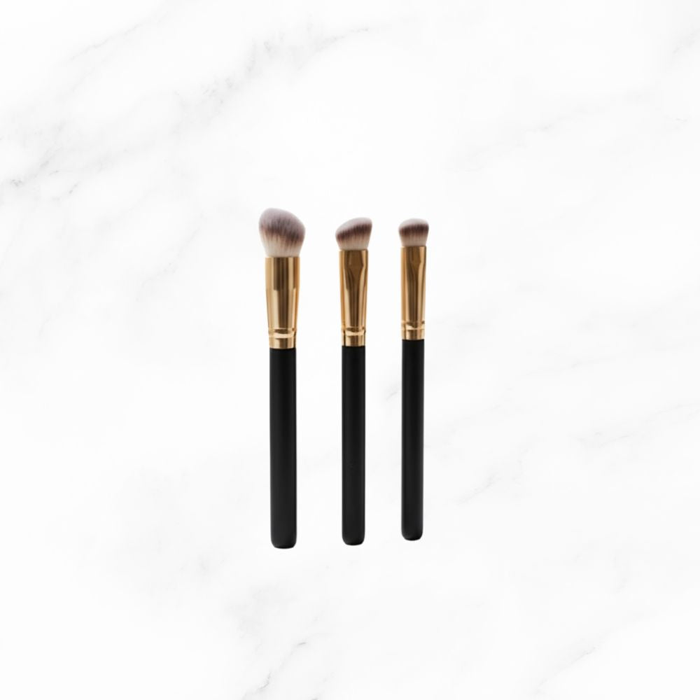 Ensemble de 3 pinceaux de maquillage