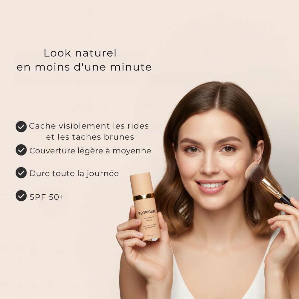 Fond de teint 4-en-1 : éclat parfait et protection SPF 50