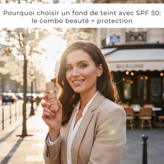 Pourquoi choisir un fond de teint avec SPF 50 : le combo beauté + protection