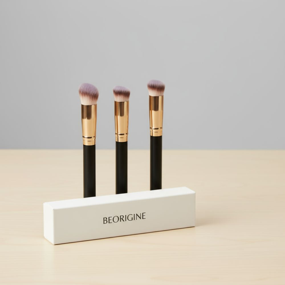 Ensemble de 3 pinceaux de maquillage